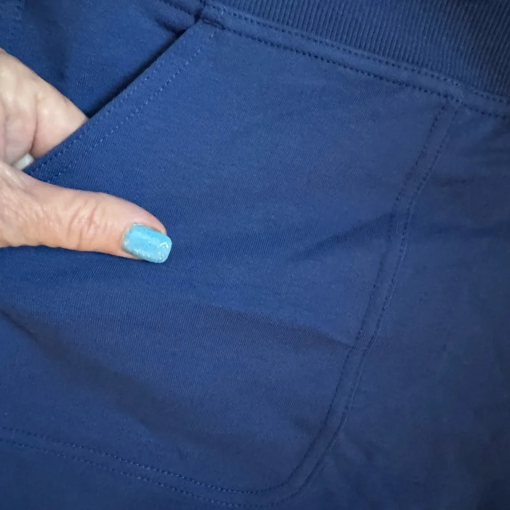 NWT Athletic Works  Blue Women's Bermudas SHORTS  16/18         #9 - Picture 2 of 6